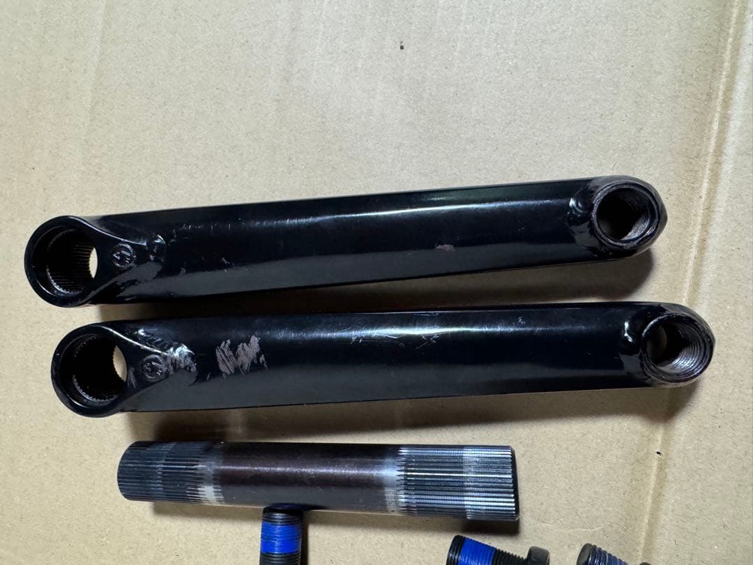 BMX クランクSHADOW KILLER CRANK ブラック