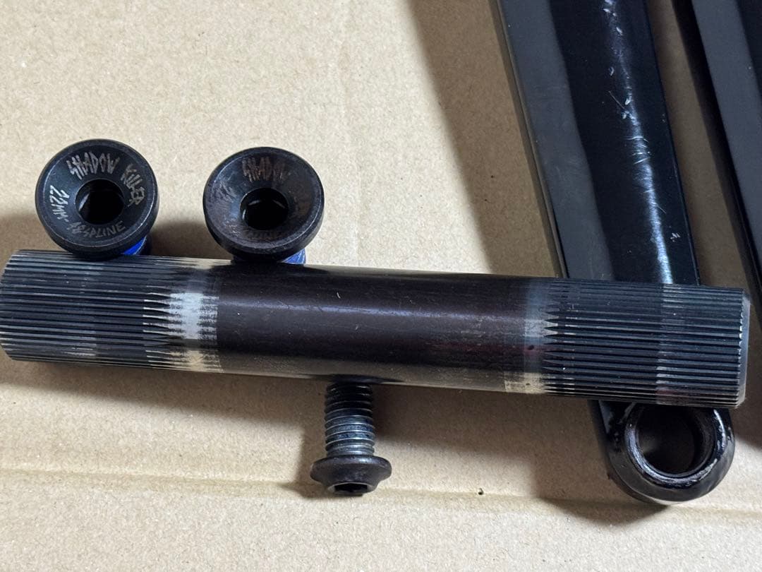 BMX クランクSHADOW KILLER CRANK ブラック