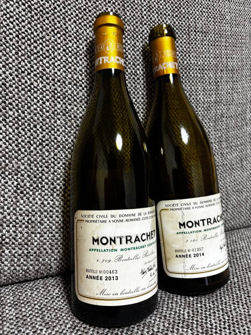 【DRC】Montrachet 2013年・2014年 2本セット 空瓶　ワイン