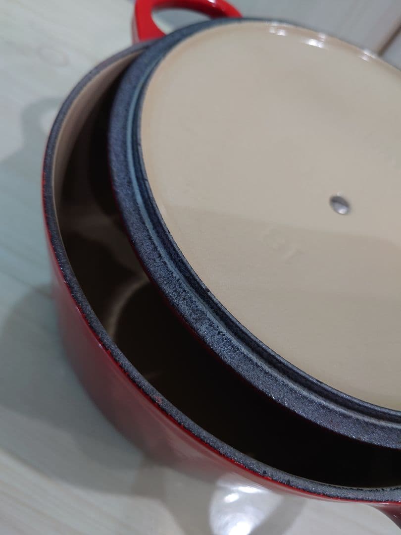 LE CREUSET　ココット　18cm　赤　両手鍋