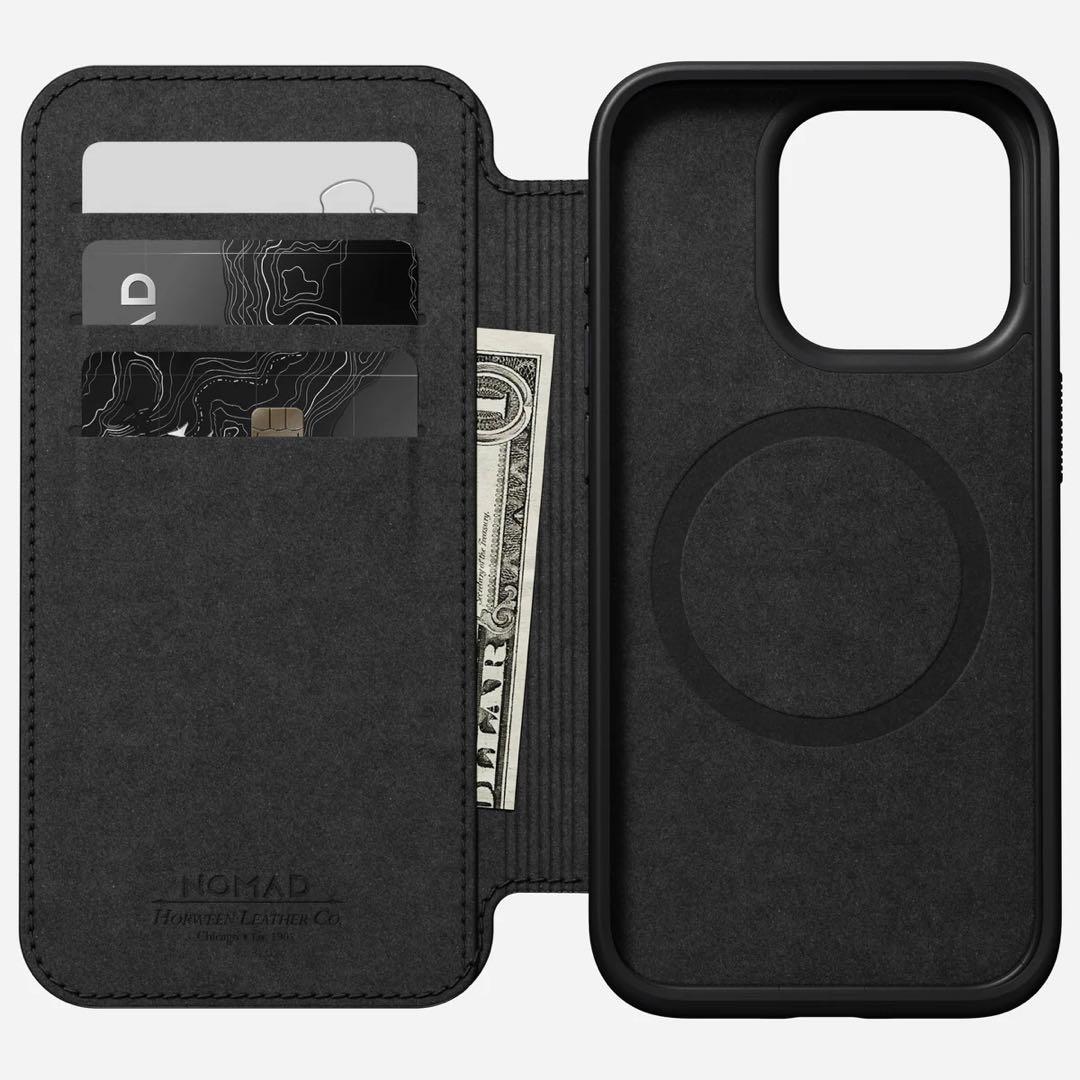 iPhoneアクセサリー NOMAD ModernLeatherFolio iPhone 15Pro