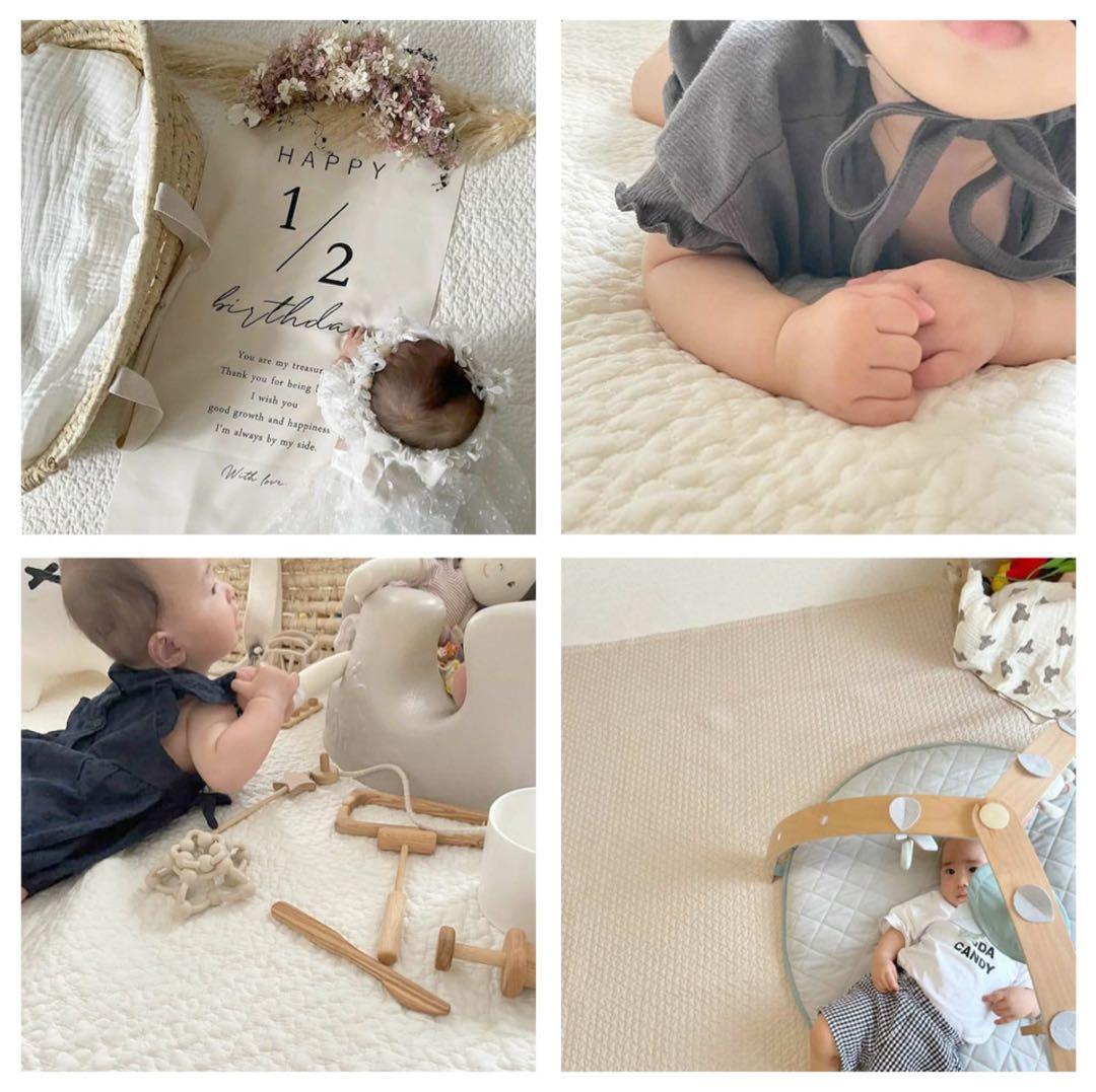 イブル 韓国製 クラウド柄 約200×240cm