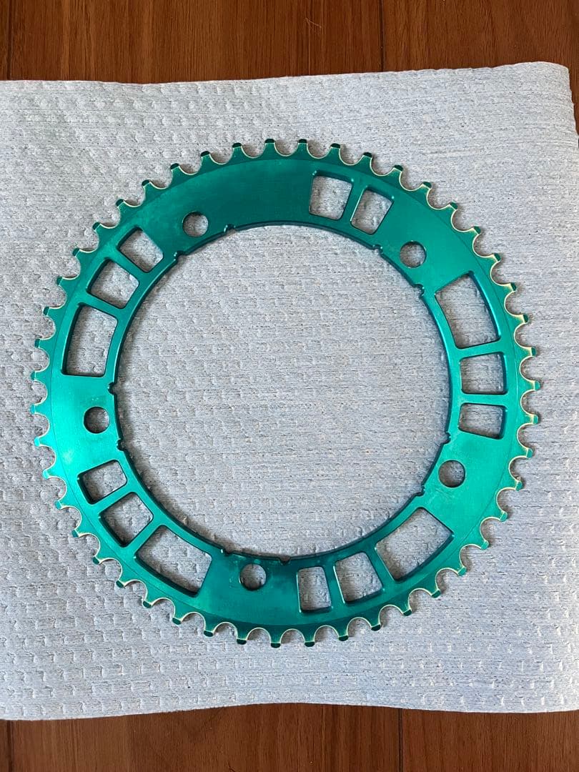 aarn チェーンリング　PCD144 47T ターコイズブルー