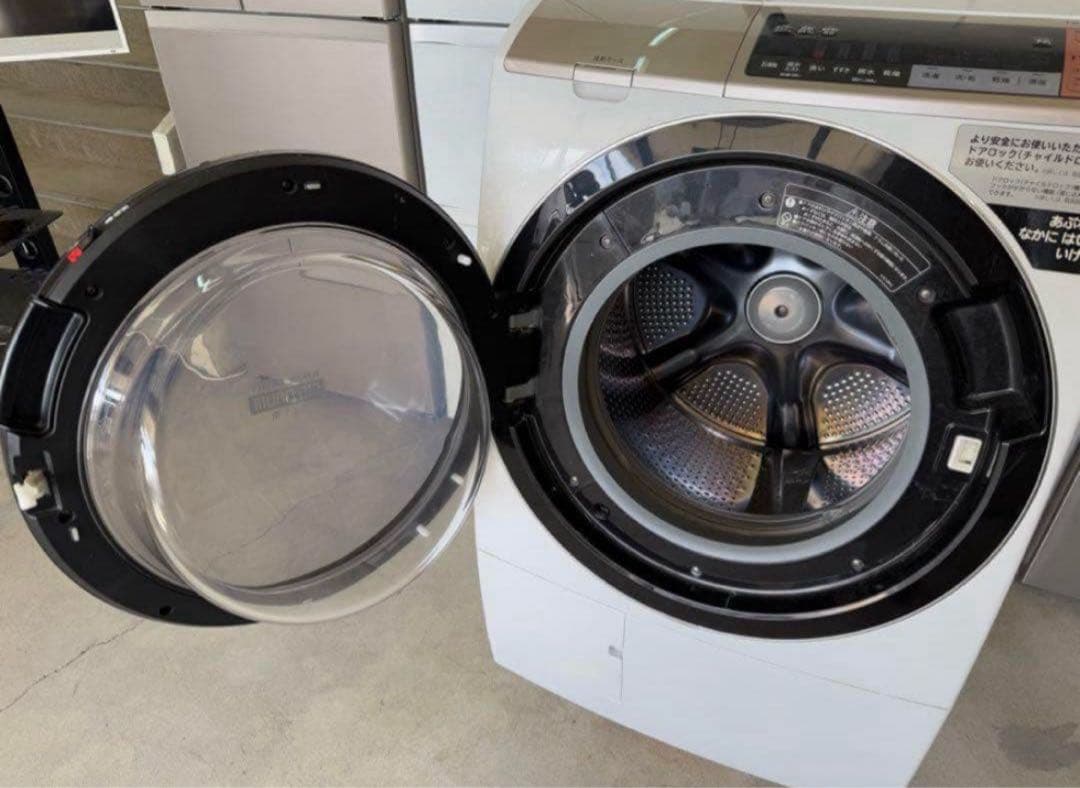 2018年式 11kg 6kg HITACHIドラム式洗濯機BD-SV110BL