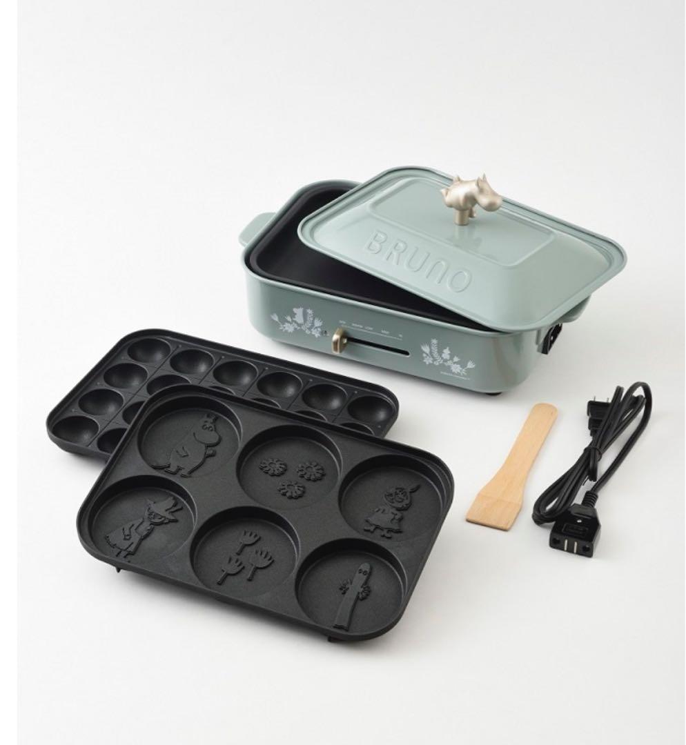 新品未使用 BRUNO コンパクトホットプレート ムーミン　BOE059