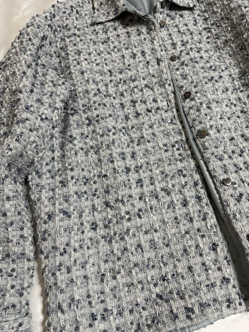 最終✳︎シーマリー cccmalie 美品 ツイードシャツジャケット 38