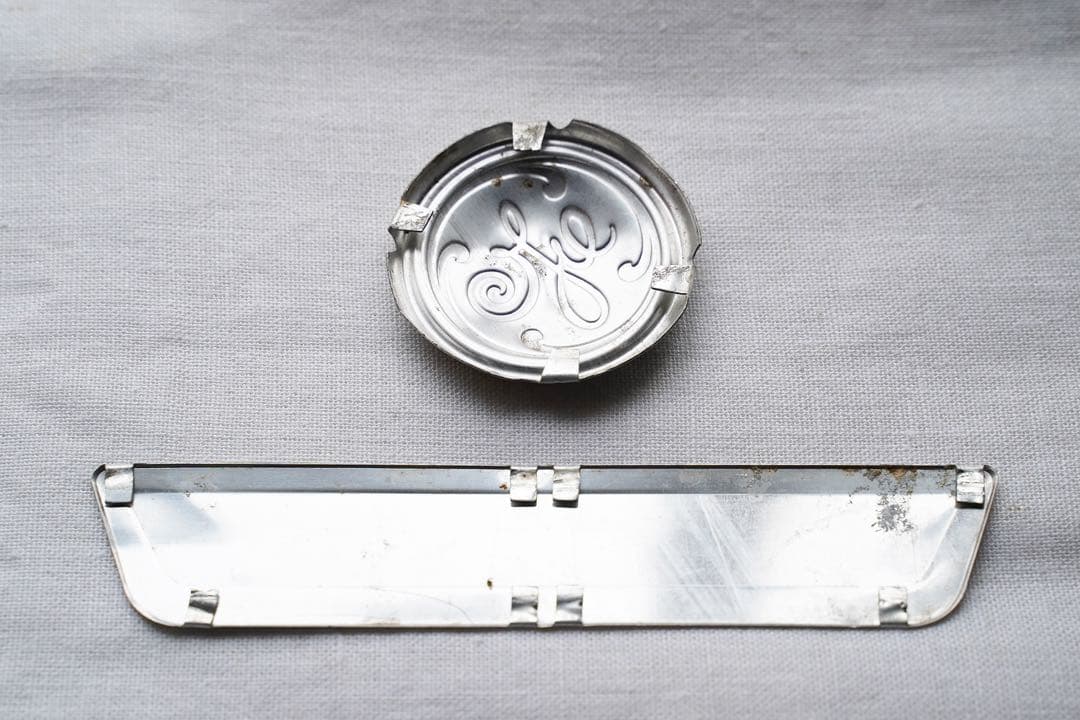 GENERAL ELECTRIC GE アルミ ネームバッジプレート