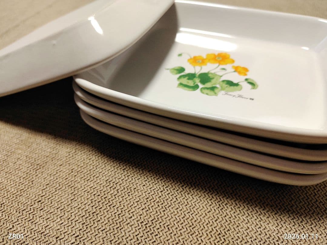 ☆激レア☆UNITED AIRLINES 角皿5枚セット