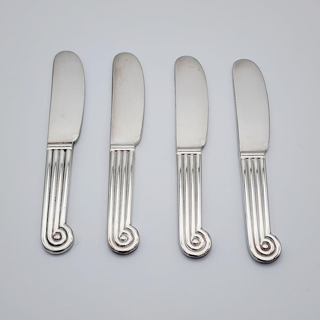 ★Christofle★ バターナイフ 4本セット シルバー 箱付き.