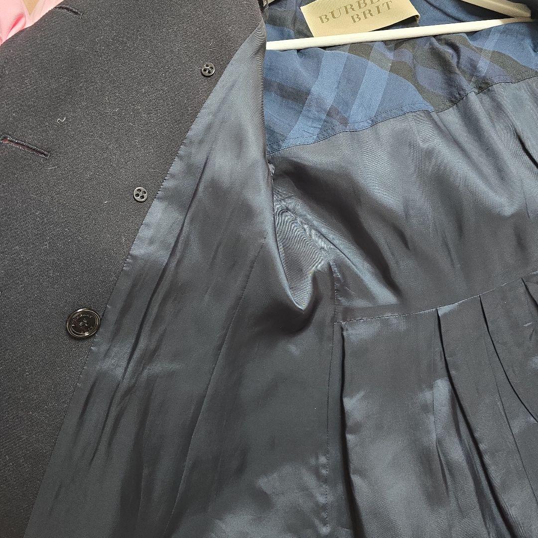 Burberry Brit ネイビー ピーコート