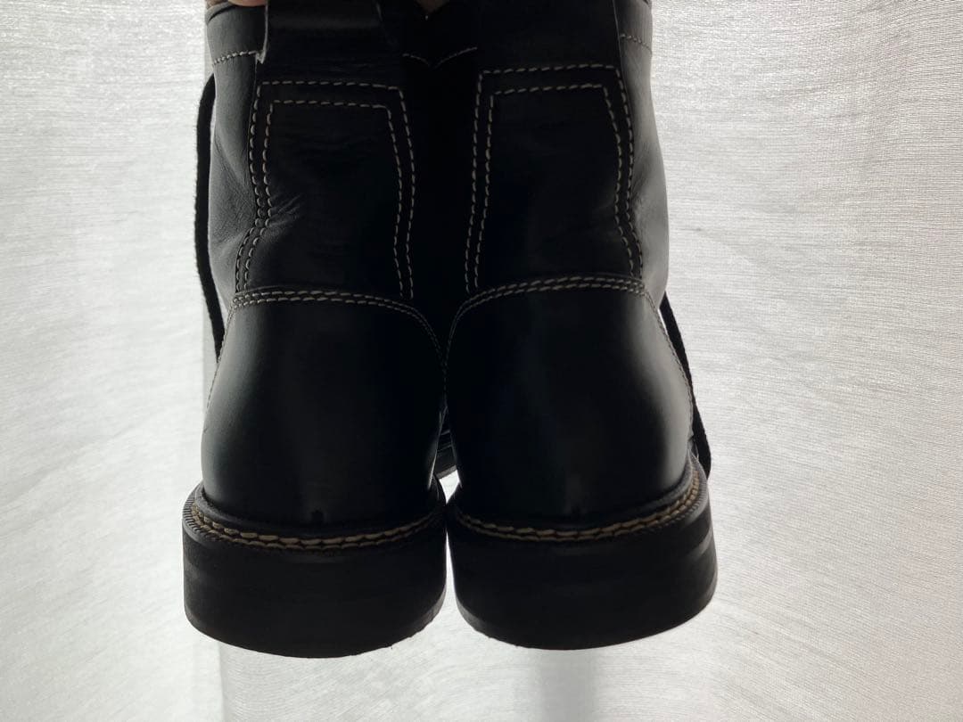 ジバンシィ GIVENCHY 黒レザーハイカットブーツ 42