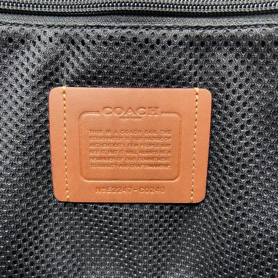 未使用級✨ COACH ゴッサム トート 34 ビジネス ブラック C0240