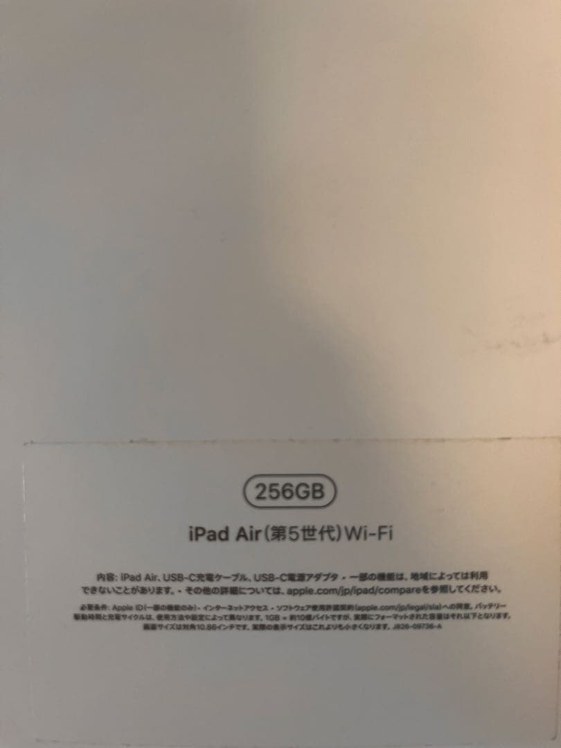 iPad Air (第5世代) 256GB Wi-Fi