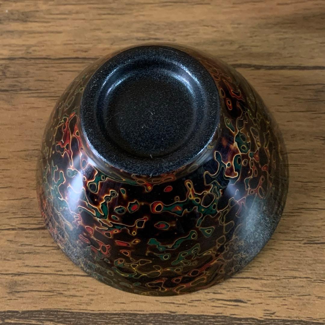 津軽塗　茶道具　唐塗　茶櫃　茶器　茶托　茶筒　セット