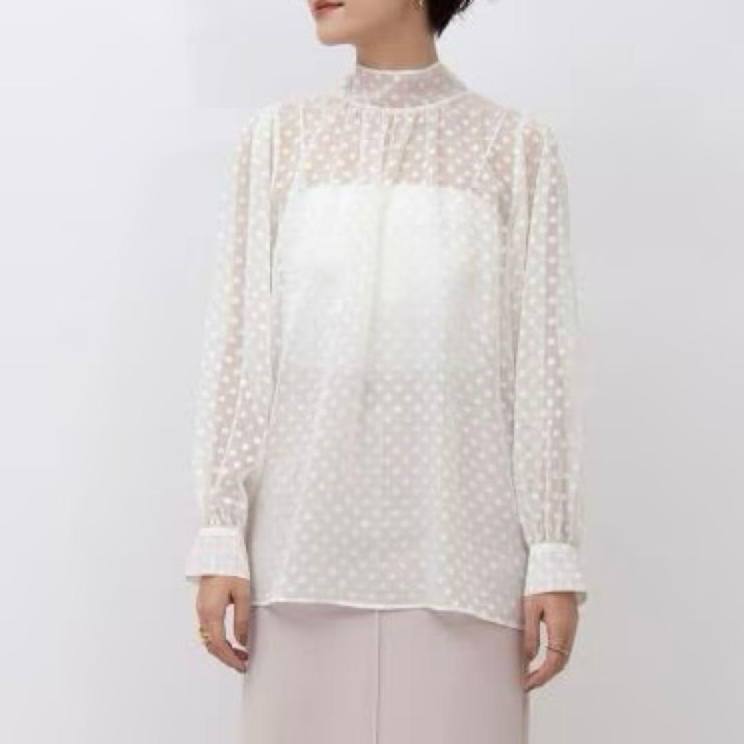 beautiful life ノーリーズ 2WAYシアーリボンブラウス