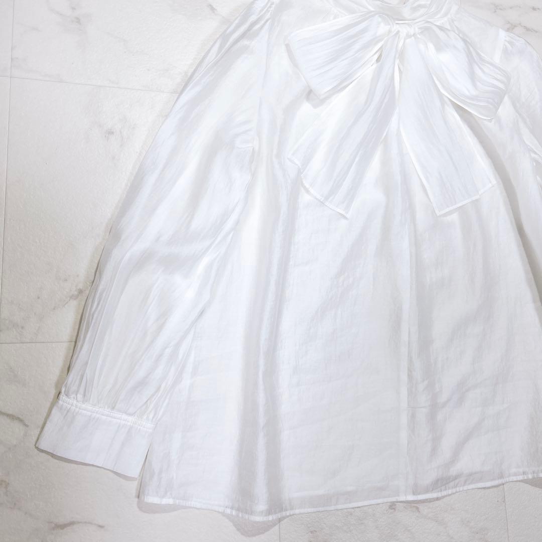 beautiful life ノーリーズ 2WAYシアーリボンブラウス