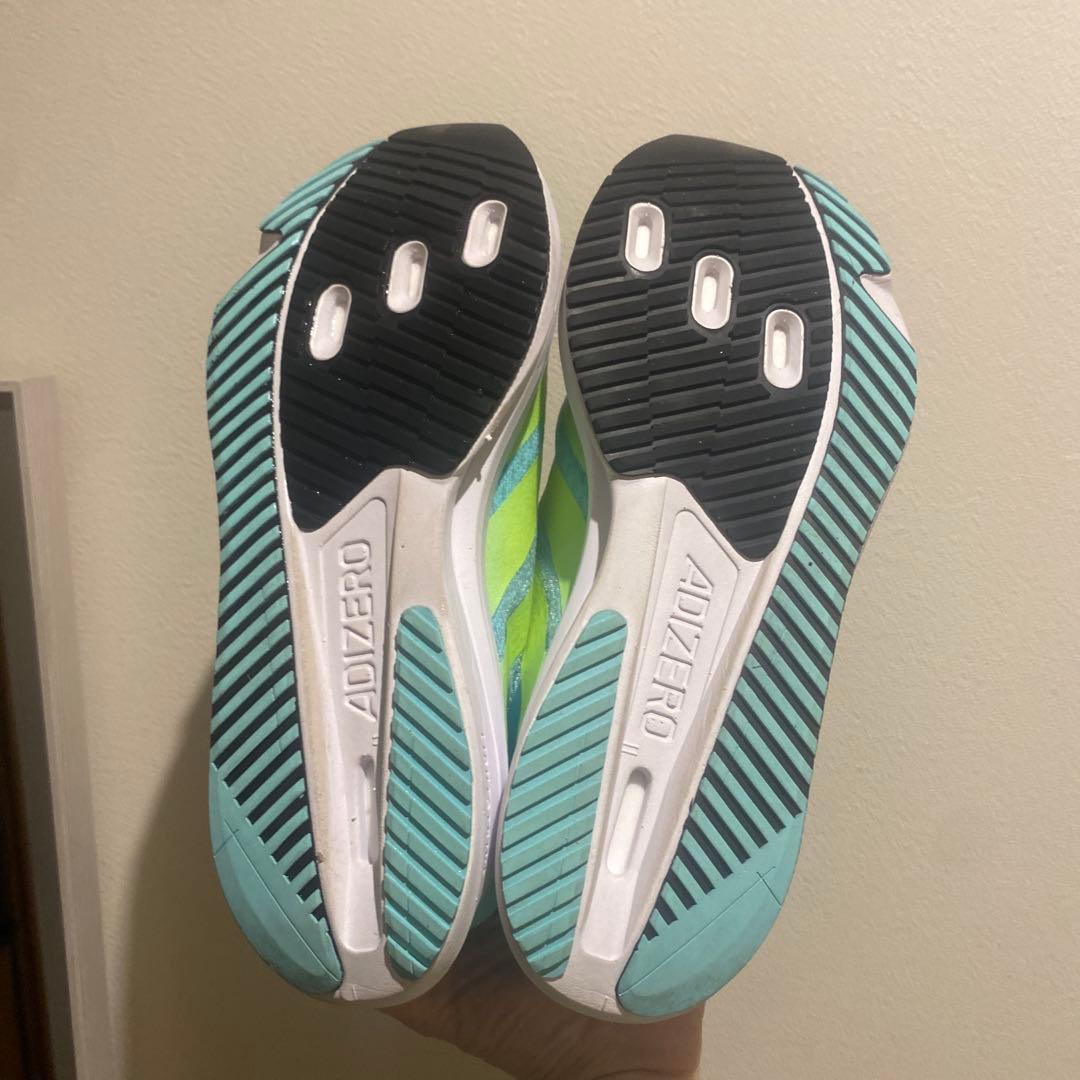 ADIZERO SL 2 26.5センチ　アクアブルー/イエロー