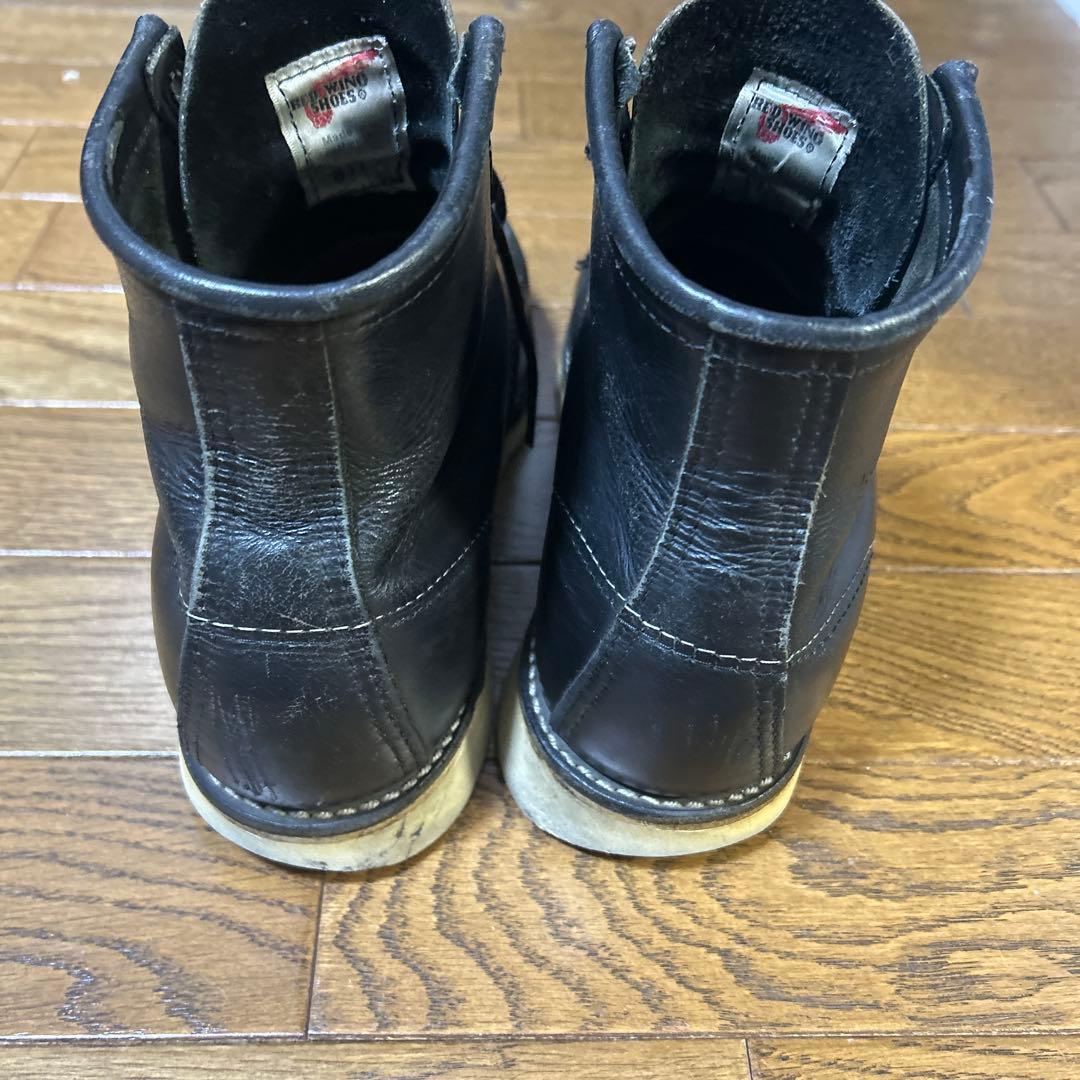 RED WINGレザー製黒ブーツ アイリッシュセッター