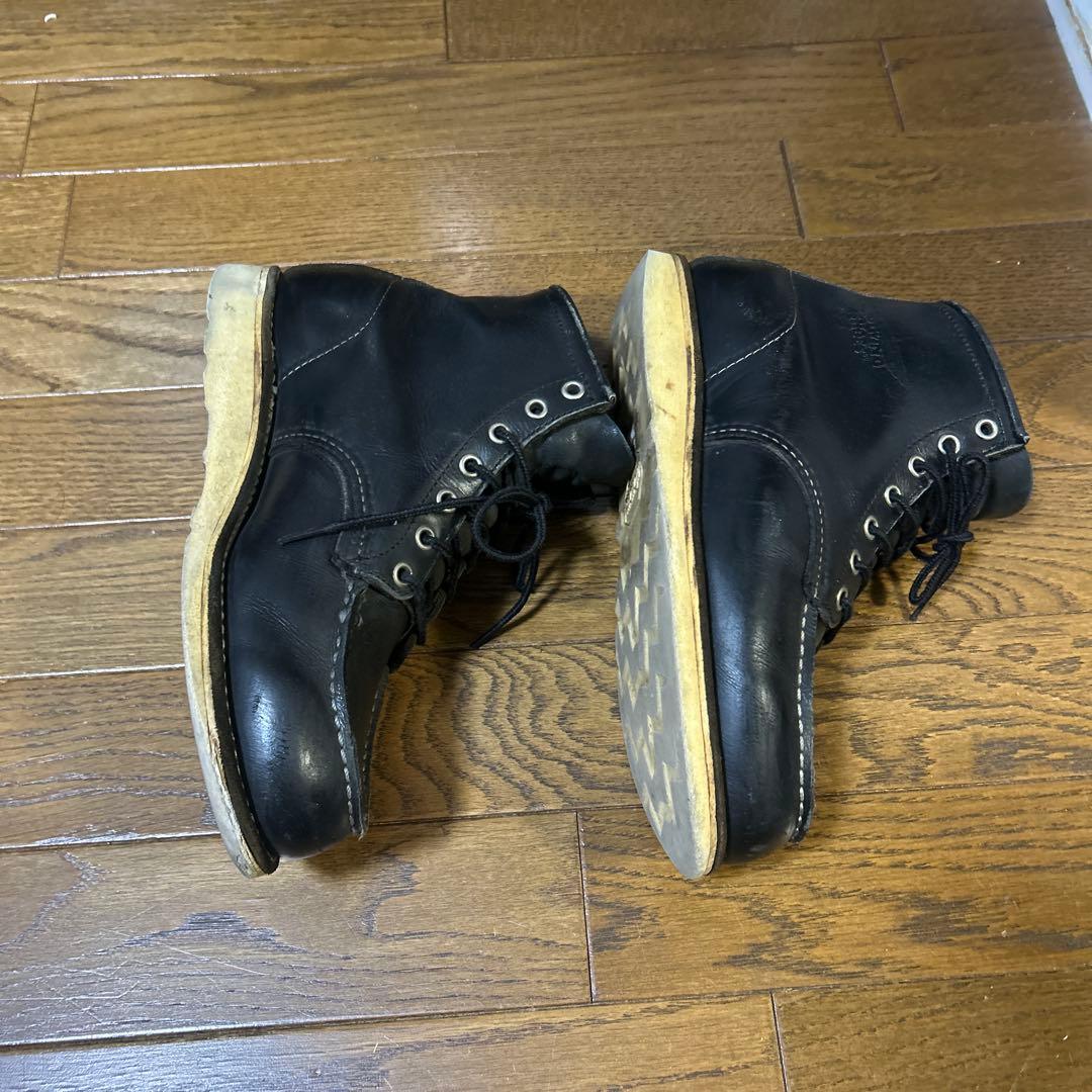 RED WINGレザー製黒ブーツ アイリッシュセッター