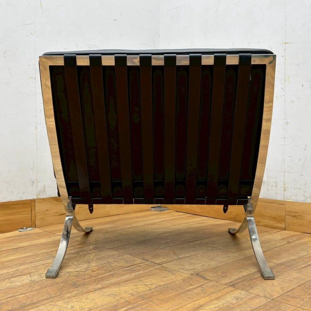 美品Barcelona Chair バルセロナチェアリプロダクト品シングルソファ