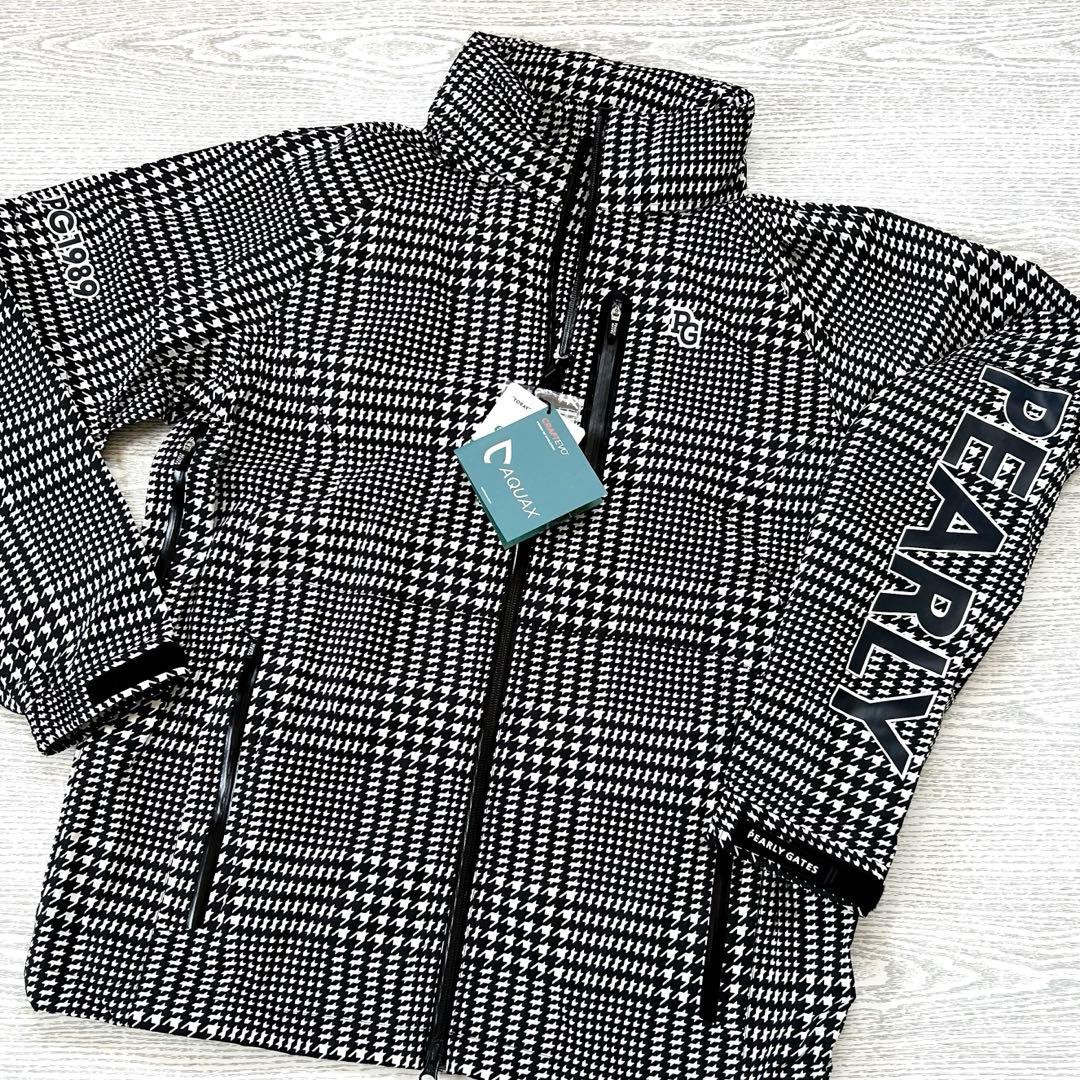 PEARLY GATES PG89 千鳥チェック レインウエア セットアップ