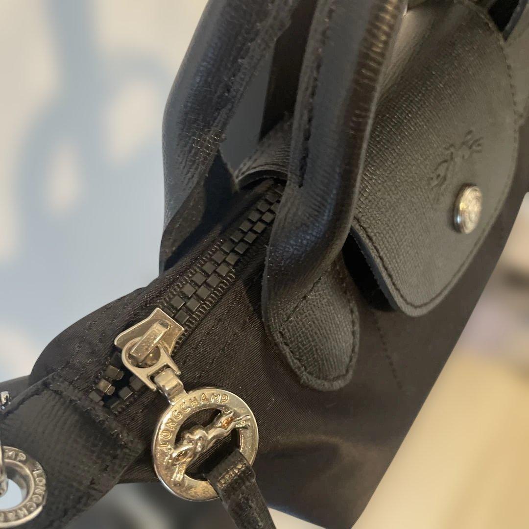 Longchamp ル プリアージュ ネオ トップハンドルXS ブラック