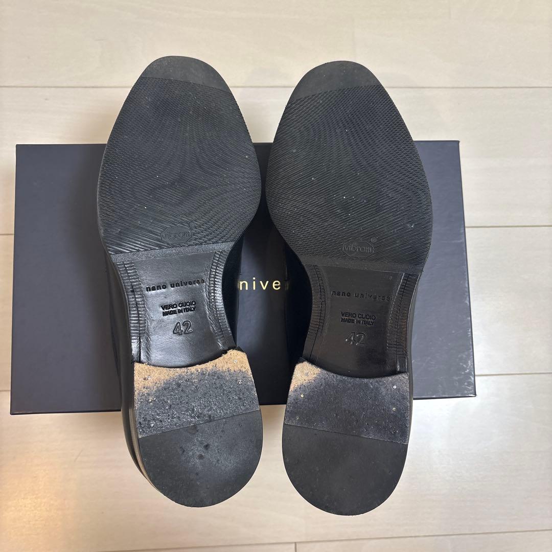 タイムSALE！nano universe イタリア製オペラローファー