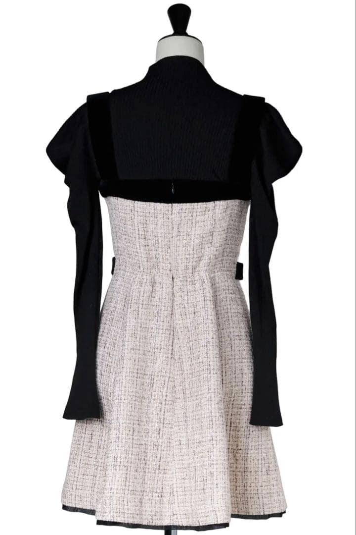 ワンピース Herlipto Margaux Tweed Mini Dress M