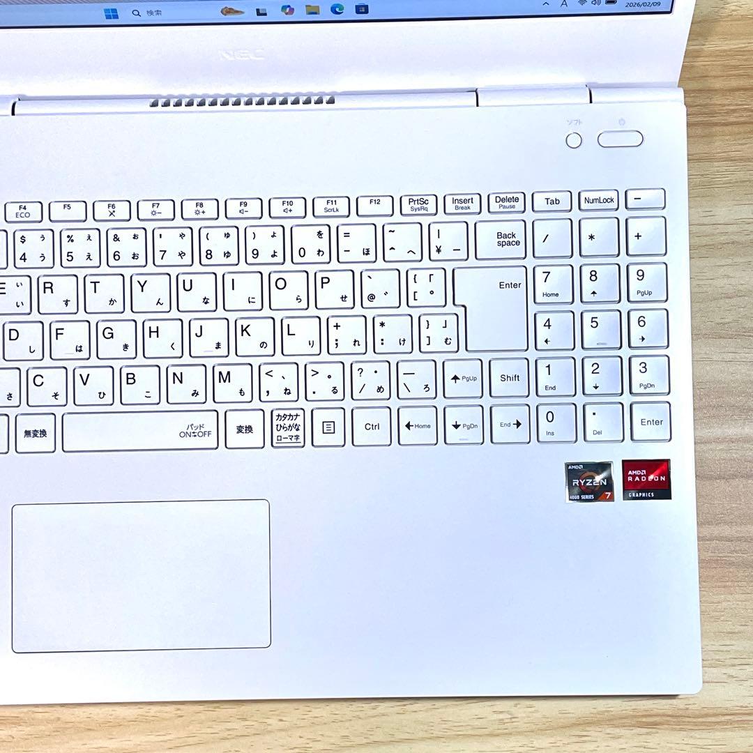 NEC LAVIE N15/Ryzen7/16GB/SSD512GB/ブルーレイ