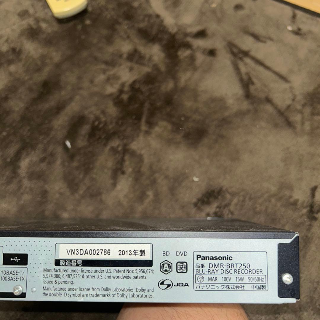 パナソニックブルーレイレコーダ