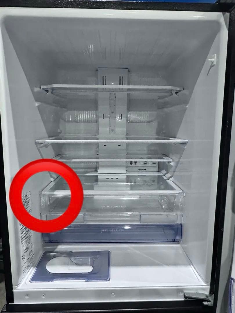 三菱 330L 冷蔵庫 MR-CX33F-BR 2021年製 3ドア冷蔵庫 ①