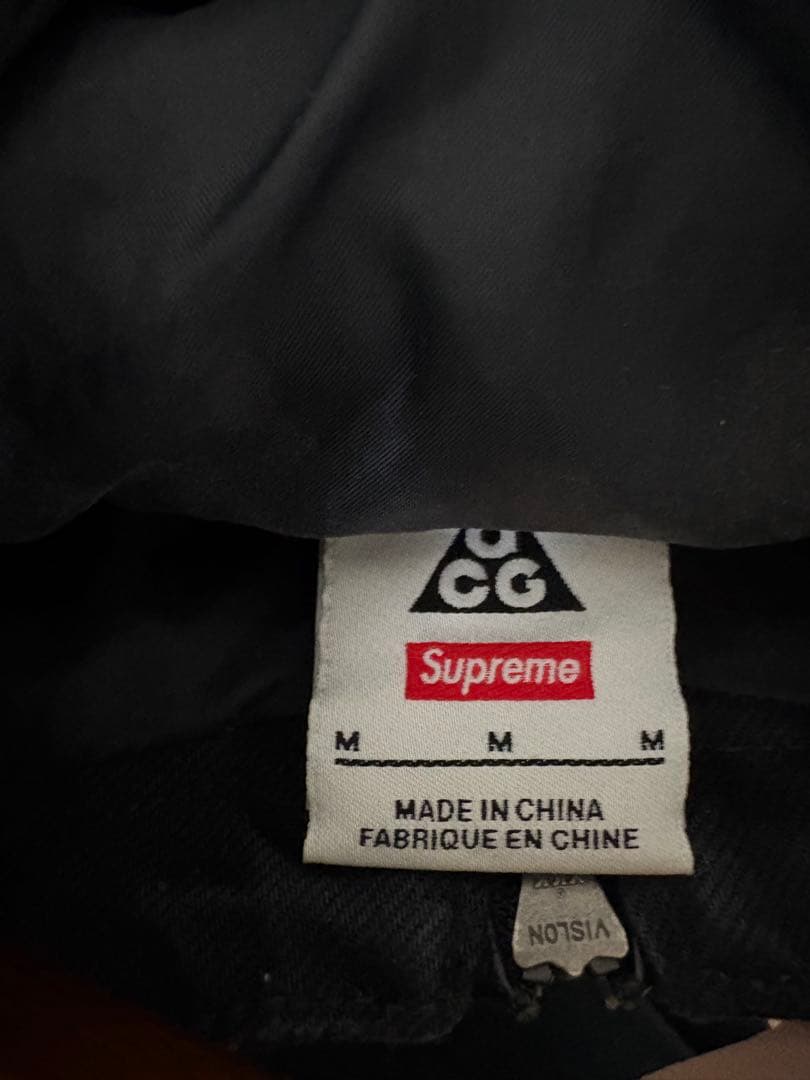 スケートボード Supreme Nike ACG Denim Pullover \"Black\"