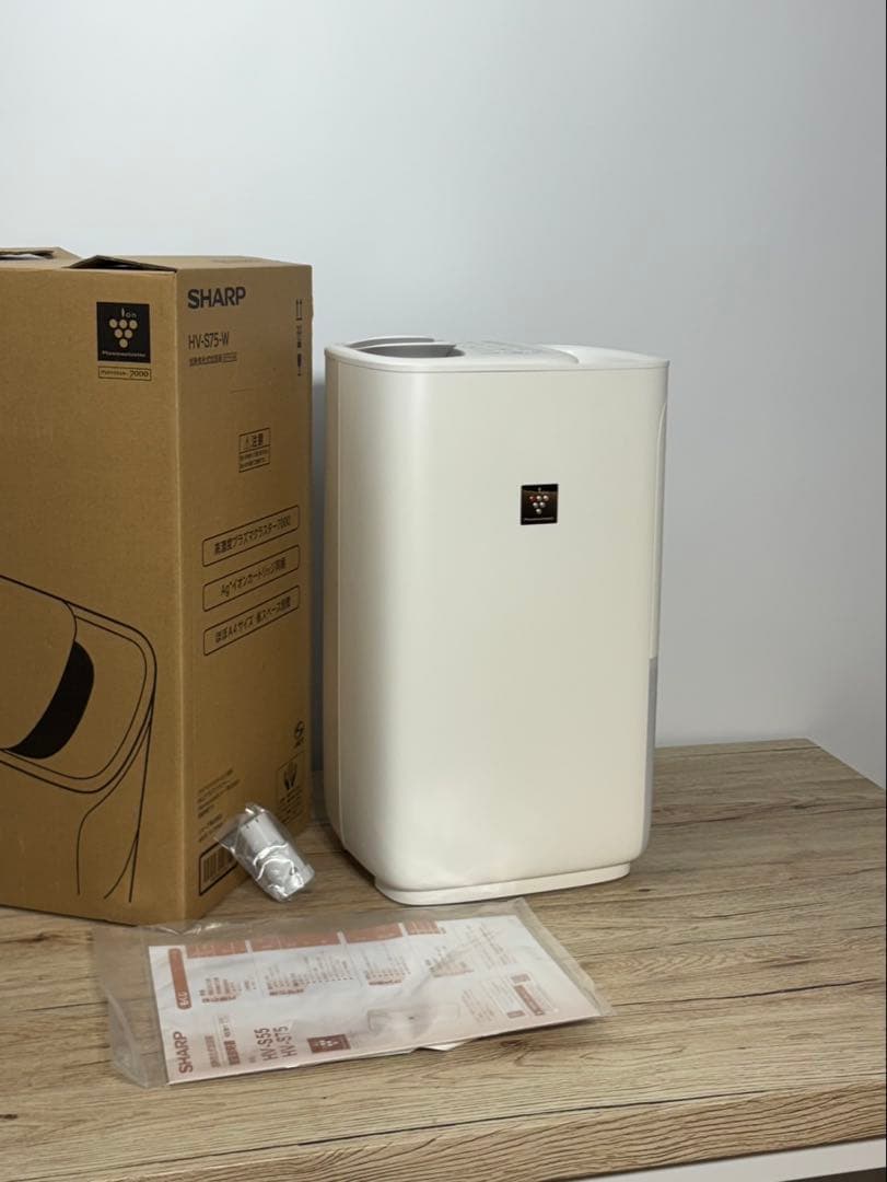 美品 シャープ HV-S75-W 2023年製 ハイブリッド式加湿器