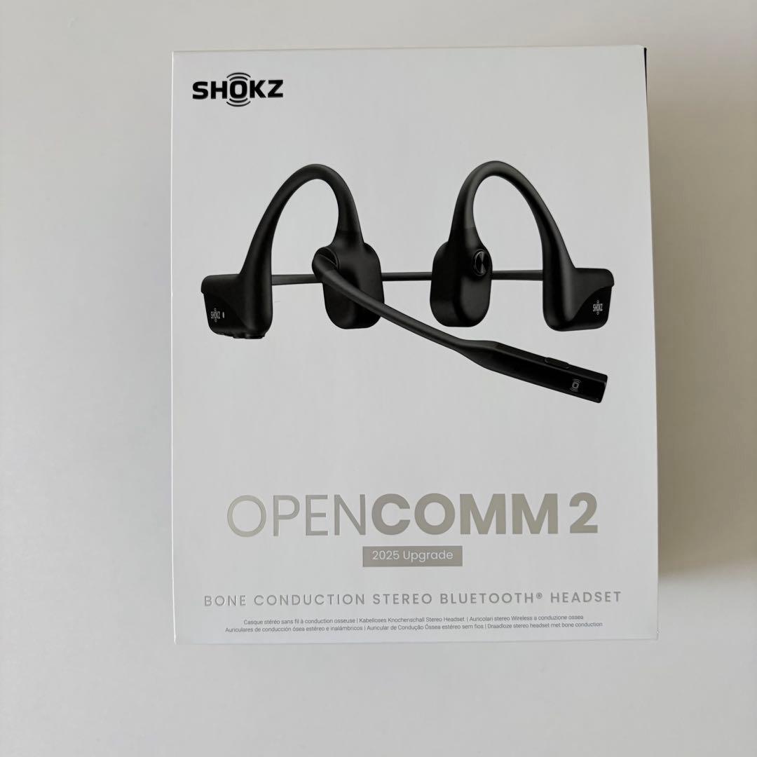 Shokz Open Comm2 骨伝導イヤフォン
