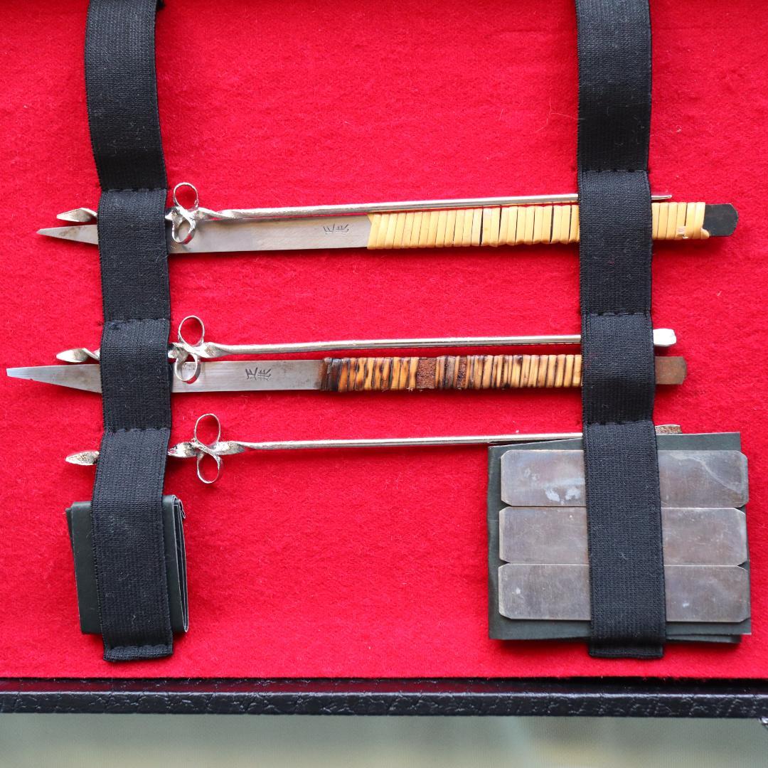 正本 ムキモノセット　全24点　坪錐10本組 　筒抜6本組　繰ヌキ3点　タズナ抜