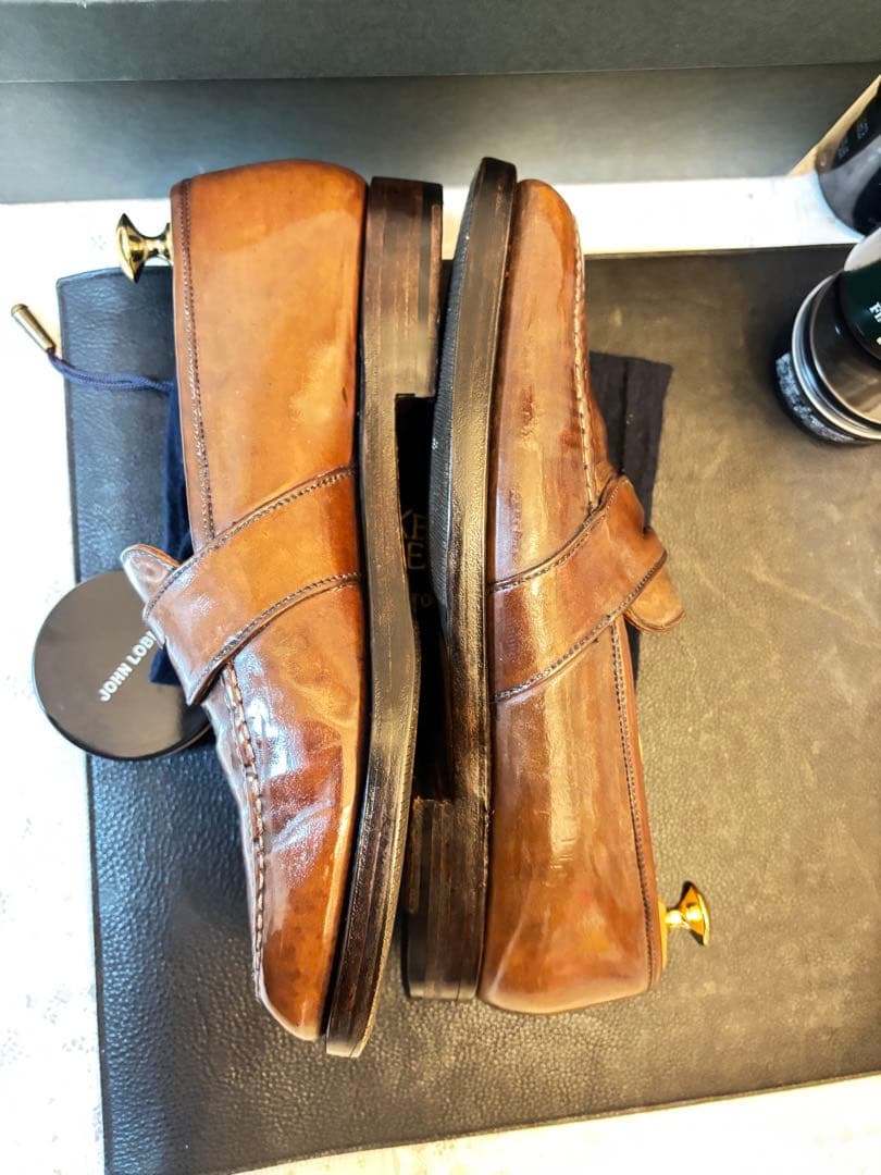 Ralph Lauren ラルフローレン(クロケット製) コードバン ローファー