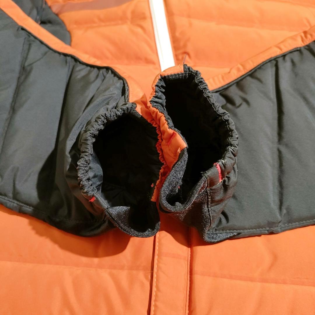【極美品】クシタニ ホワイトグースダウンジャケット オレンジ Lサイズ