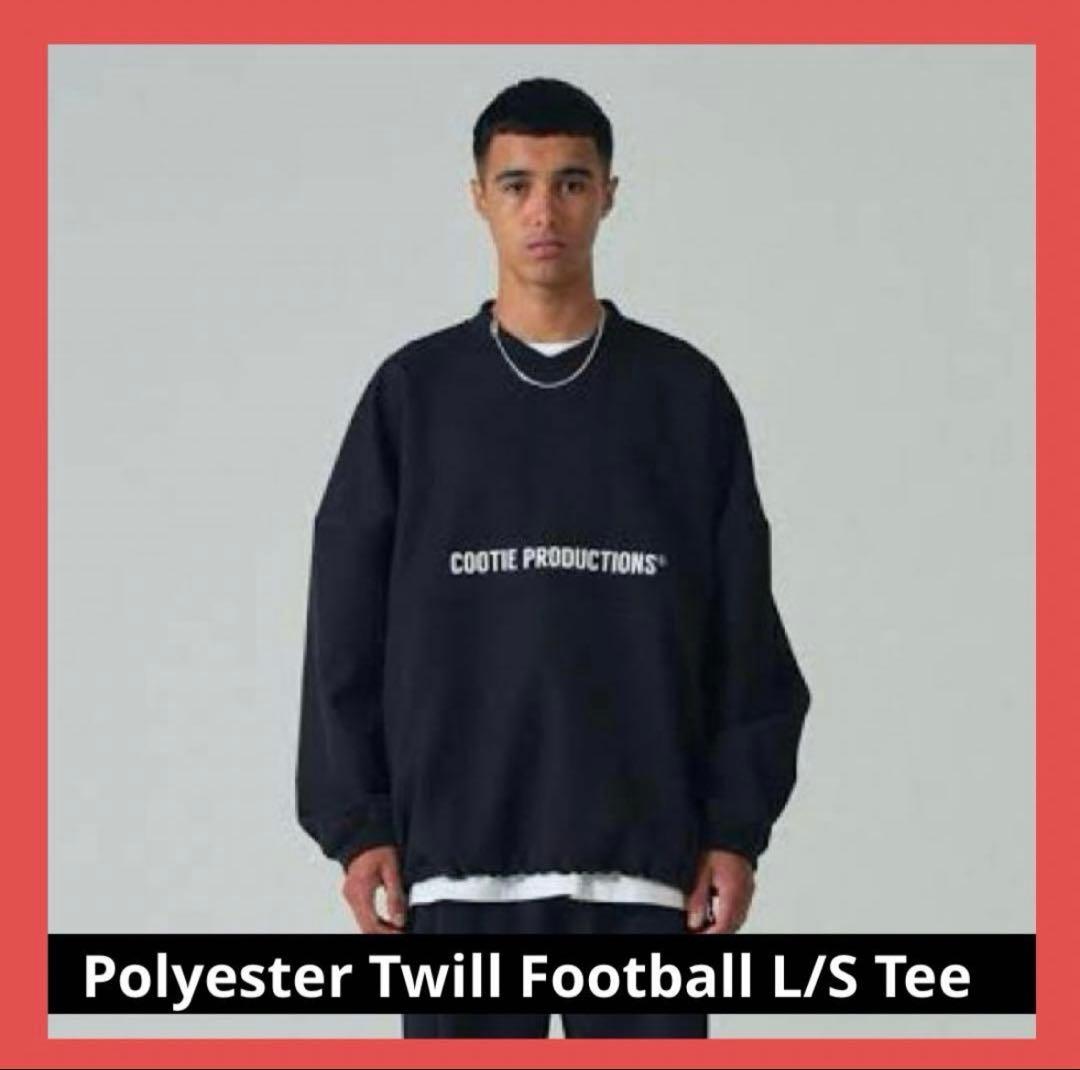 トップス COOTIE Polyester Twill Football L/S Tee
