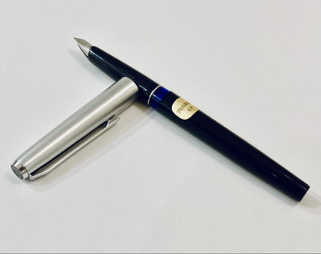 ドイツ製◆ペリカン 高級万年筆 シルベクサ　1970s Pelikan シルバー