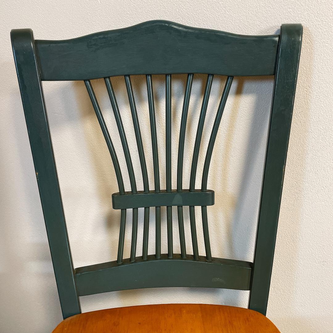 カントリースタイル　ダイニングチェアセット　シャビー　レトロ 2脚セット