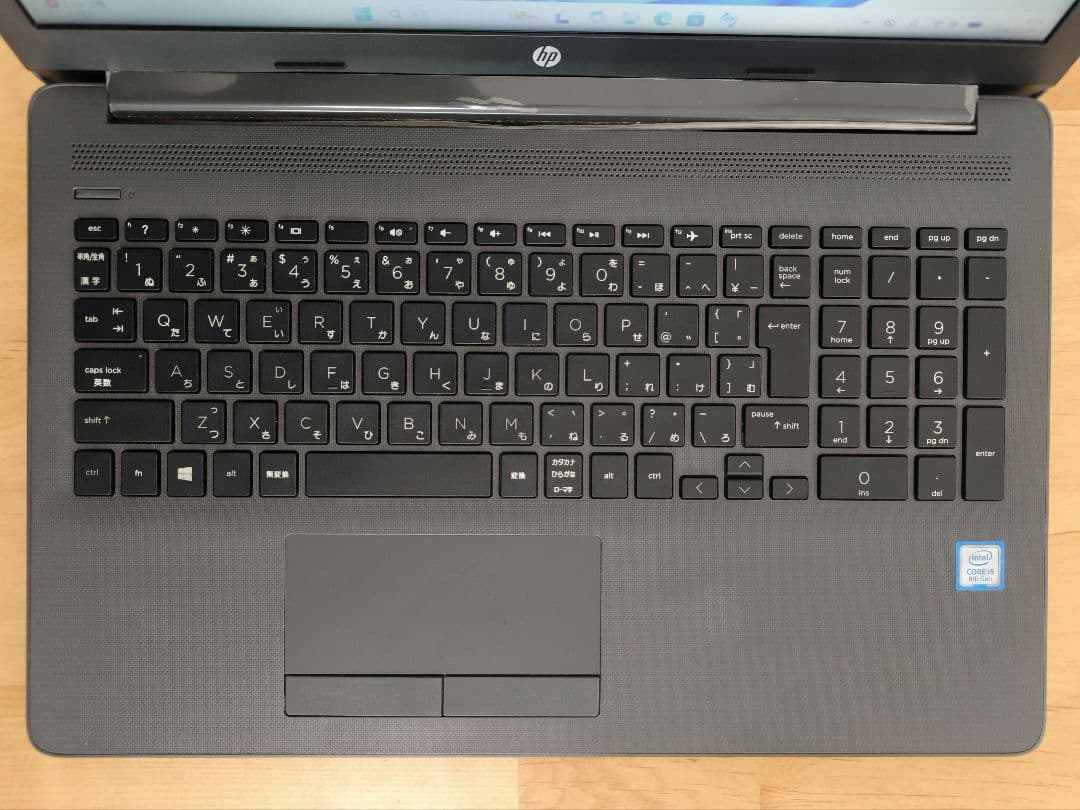 HP ノートPC【15.6型】Corei5第8世代 Windows11 DVD