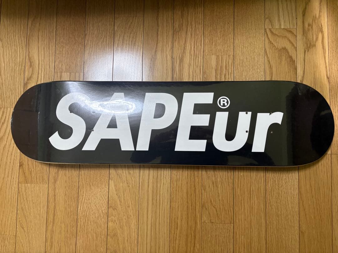 SAPEu スケートボードデッキ 黒