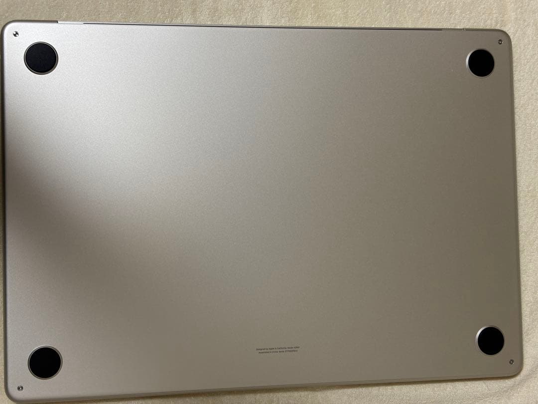MacBookAir M2 2023 16GB256GB 15インチスターライト