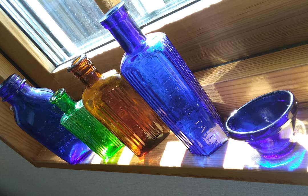 値下げ! イギリスのアンティーク、薬瓶等