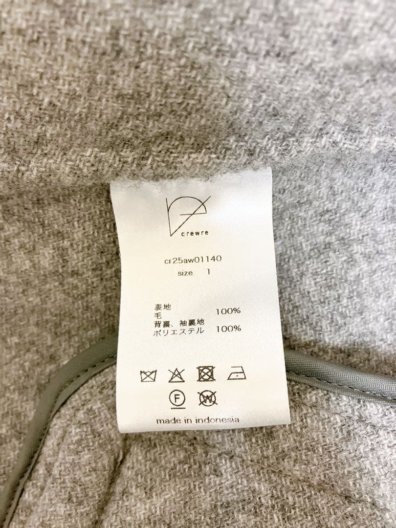 crewre リバーフーデッドミドルコート サイズ1