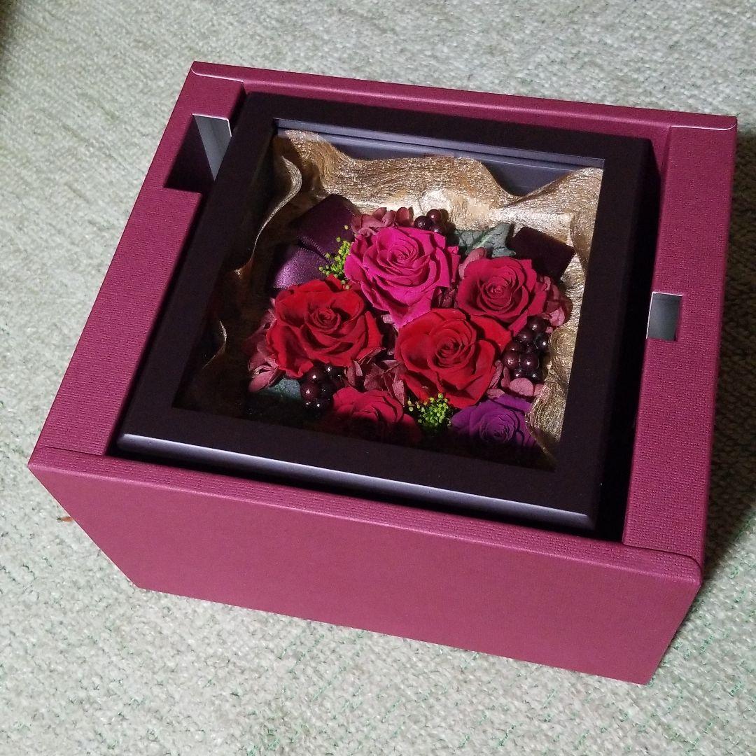 プリザーブドフラワーDENPO「オルゴールローズボックス」