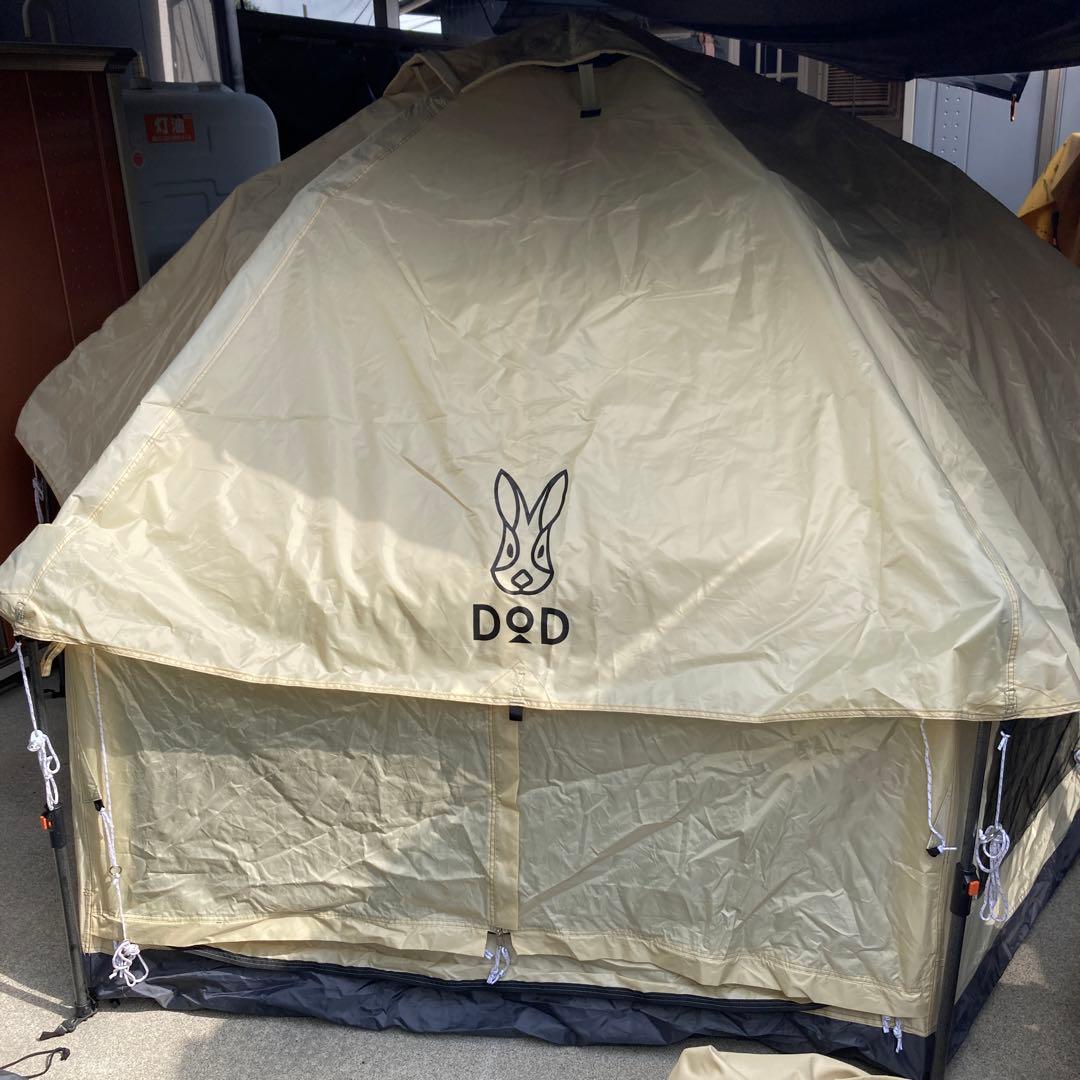 【まとめ売り】★DOD★キノコテント&タープ&マット&ベンチ&ワゴンフルセット★