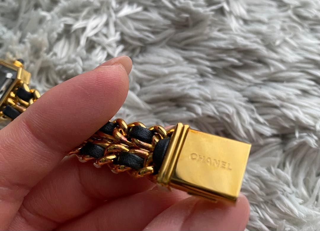 CHANEL シャネル　 Montres Watches ゴールド ブラック