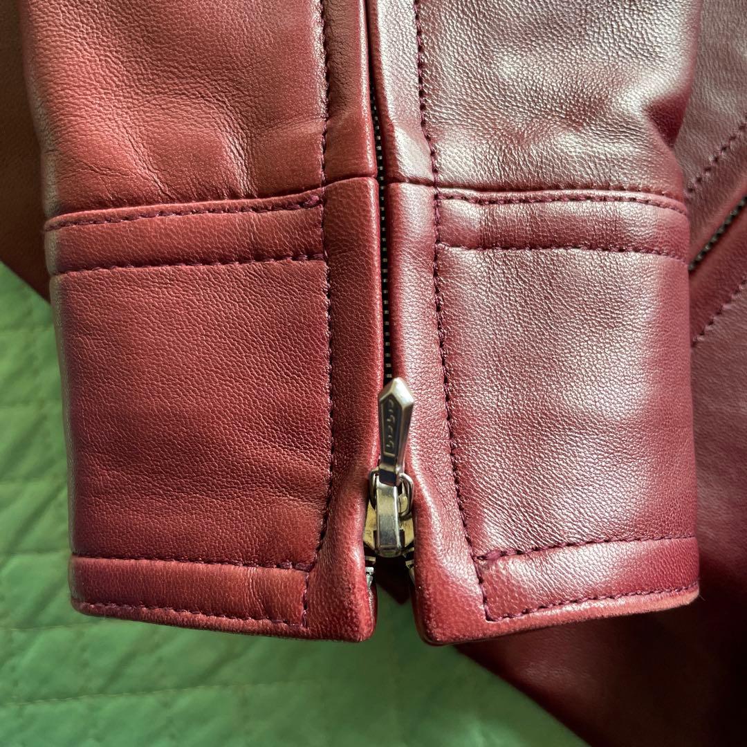 ⭐︎ベイクドポテト⭐︎【着用1回】agnes b. レザージャケット　羊革　１