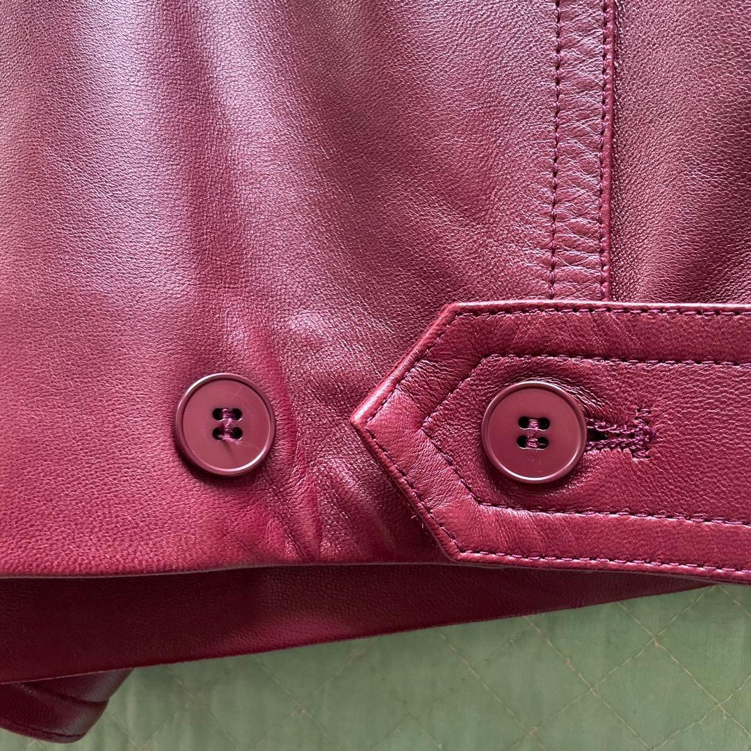 ⭐︎ベイクドポテト⭐︎【着用1回】agnes b. レザージャケット　羊革　１